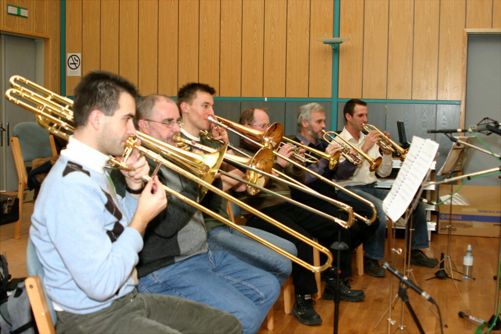 Orchesteraufnahme für die Passionsmusik